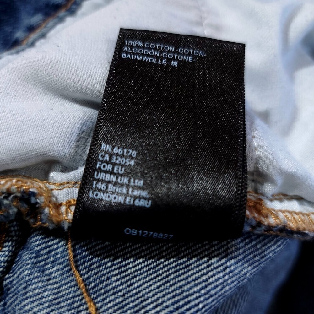 URBAN OUTFITTERS BDG High Rise Straight Cowboy Jean Denim Western Patchwork 29 - Picture 10 of 10